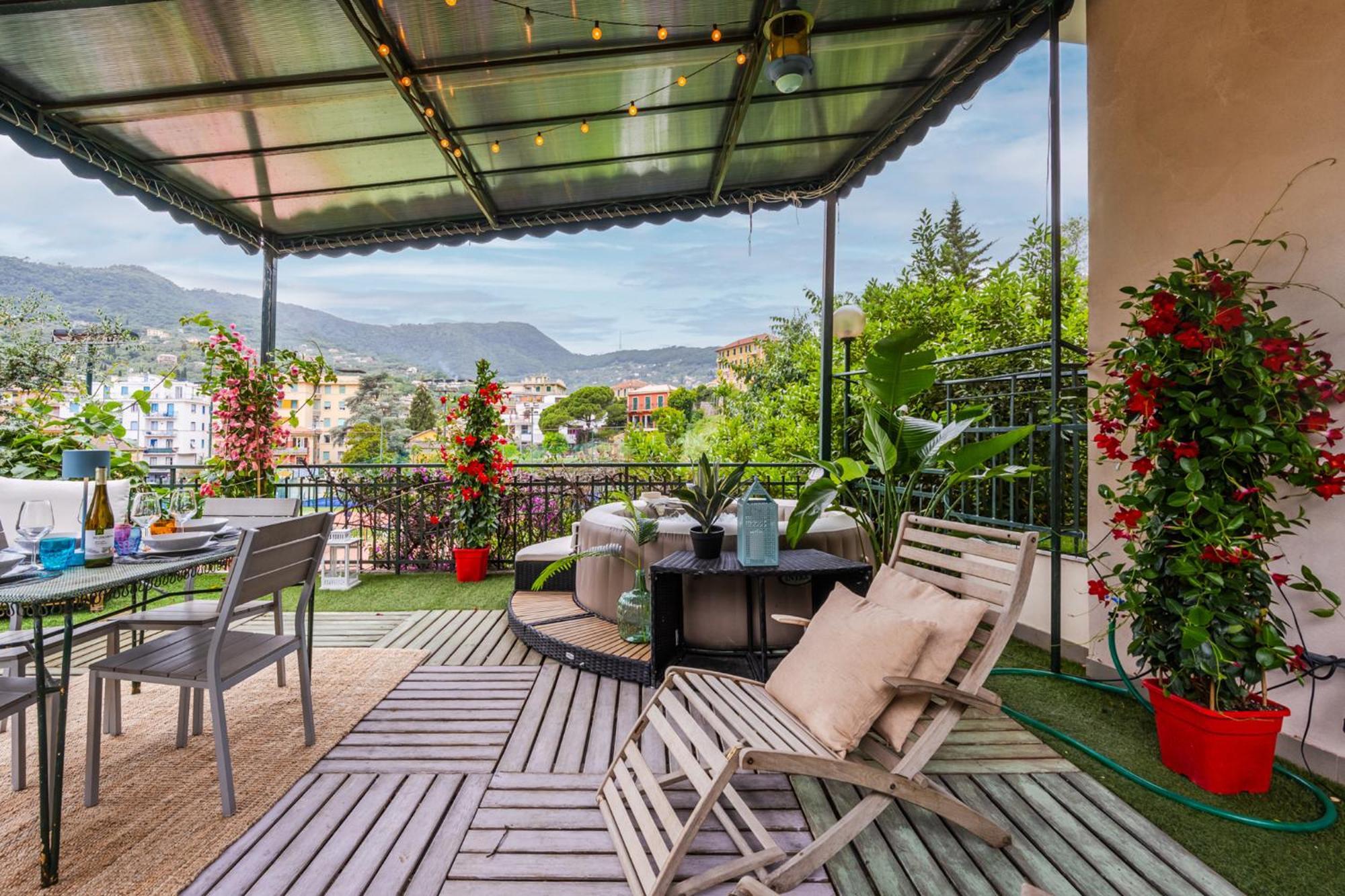 Apartment Terrazza Portofino Splendido Con Piscina Idromassaggio - Parcheggio Gratis *