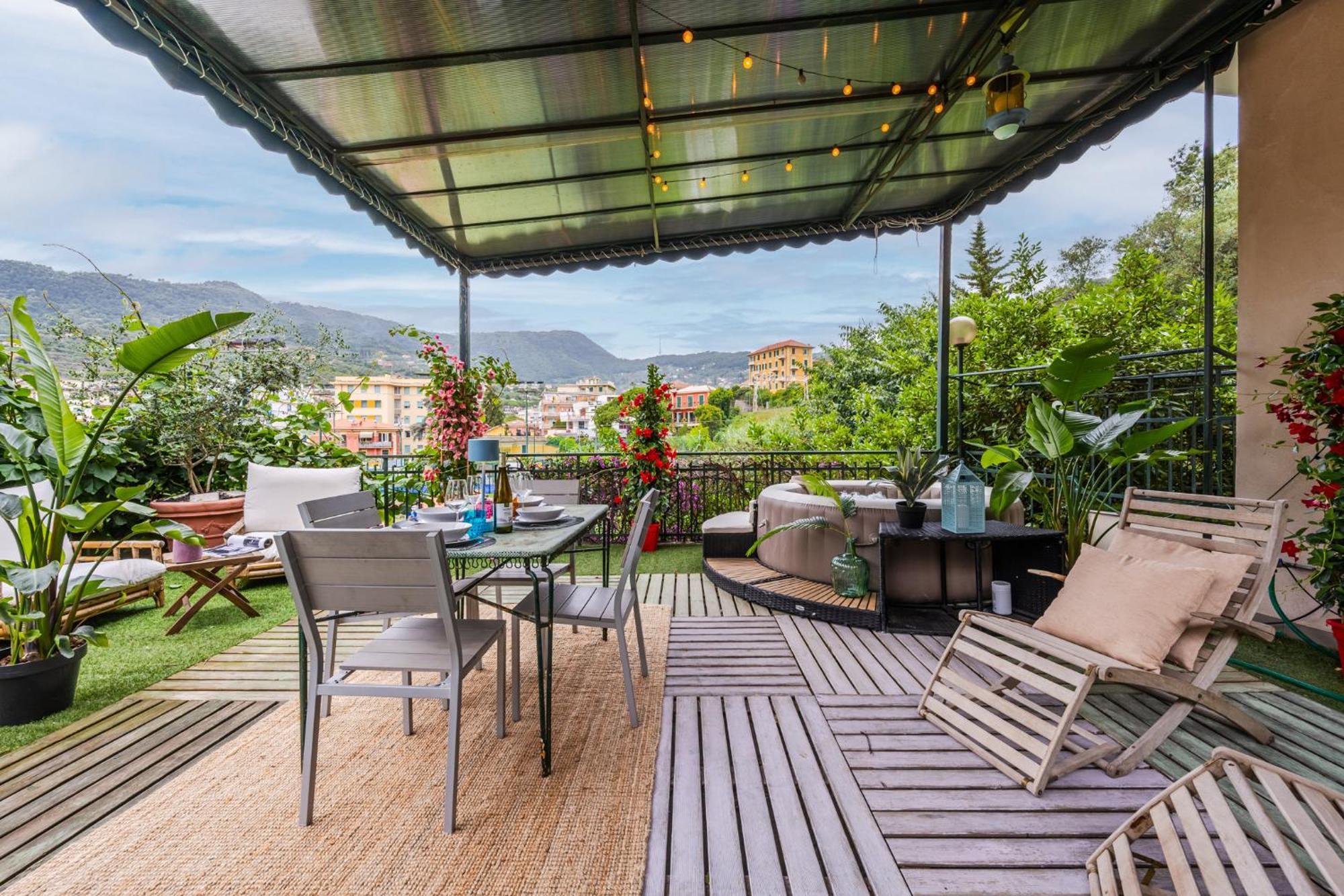 Terrazza Portofino Splendido Con Piscina Idromassaggio - Parcheggio Gratis Santa Margherita Ligure